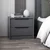 Hanah Home Noćni ormarić Kale Luxe Soft 45x53x45cm Antracit