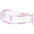 Otomanski krevet s madracem i LED crni 180x200cm od tkanine