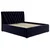 Boxxx OBLAZINJENA POSTELJA 160 cm x 200 cm , tekstil temno modra