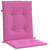 vidaXL Jastuci za stolicu s niskim naslonom 6 kom ružičasti od tkanine