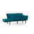 Atelier del Sofa Trosed na razvlačenje Nitta 185x85x70cm Petrolej