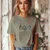 Camiseta Majica sa štampanim printom Cam 274, Ženska, Kaki