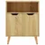 vidaXL Komoda sonoma hrast 60x30x72 cm inženirski les