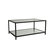 Hanah Home Klub sto 90x40x60cm Sivo-Crni