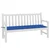 Jastuk za vrtnu klupu plavi 150 x 50 x 3 cm od tkanine Oxford