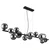 Globo 56133-13H - LED luster na sajli RIHA 13xG9/3,5W/230V zadimljena/crna
