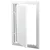 shumee Inšpekcijska vrata bela 250x400 mm ABS