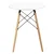 Okrogla miza 60x60 cm bela 41208