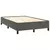 Krevet box spring s madracem LED tamnosivi 120 x 190 cm baršun