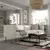 LILLEHEM Modularna sofa 4-sed, Vissle/bež metal