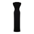 Trendyol Black Wadding Long Woven Evening Dress