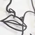 Wallity Zidna dekoracija Faces-APT743 M, 58x79 cm, 1.2 mm, Crna