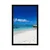 Plakat plaža Anse Source - 30x45 black