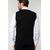 TUDORS Muški prsluk Slim Fit crni