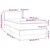 Vidaxl Box spring postelja z vzmetnico temno rjava 100x200 cm blago