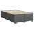 Vidaxl Box spring postelja z vzmetnico temno siva 120x200 cm blago