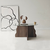 Hanah Home Klub sto Butterfly, Smeđe boje