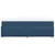 Vidaxl Box spring postelja z vzmetnico moder 120x200 cm blago