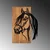 Atelier Del Sofa Zidna dekoracija Horse - 317, 40x3x58 cm, Smeđe boje