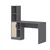 Hanah Home radni sto Viora, 150 cm, antracit / orah