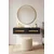 Hanah Home komoda Rany 120, 120 cm, antracit / zlatna
