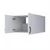 Hanah Home ormarić za kupatilo KD115, 66,6 cm, beli