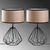 Opviq Set Stonih lampi Diamond-S-707, 25x25x43 cm, IP20, 2 komada, Smeđe-crna