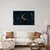 Slika mistična luna na nočnem nebu - 60x40