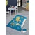 Conceptum Hypnose Tepih World Map, 140x190 cm, Plavi