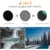 K&F 72MM ND4-ND64 (2-6 Stop) Variable ND Filter and CPL Circular Polarizing Filter 2 in 1 with 28 La