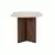 HANAH HOME Trpezarijski sto Sablin Travertine Milano Orah