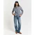 GANT Bluza  nočno modra / off-bela