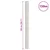 Vidaxl Membrana proti plevelu bela 1,5x150 m PP