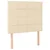 Vidaxl Box spring postelja z vzmetnico krem 100x200 cm blago
