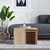 Hanah Home Klub sto Ortanca 60x60x37cm Hrast