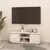 TV ormarić bijeli 110 x 30 x 40 cm od masivne borovine