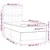 Vidaxl Box spring postelja z vzmetnico LED modra 100x200 cm blago
