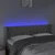 LED uzglavlje svjetlosivo 163x16x78/88 cm baršunasto