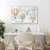 Slika pastelni baloni med oblaki - 120x80