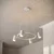 Brilagi - LED RGBW prigušiva viseći luster na sajli SELE 4xGU10/6,5W/230V bela