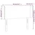 LED posteljno vzglavje temno sivo 83x16x78/88 cm blago
