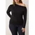 Trendyol Curve Ženska bluza TBBSS24AF00037, Crna