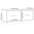 Vidaxl TV omarica medeno rjava 80x34x35 cm trdna borovina
