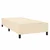 Greatstore Box spring postelja z vzmetnico krem 90x200 cm blago