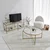 Hanah home TV Komoda Basic Gold TV501 Zlatna