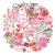 INF Nalepke v obliki srca - 50 pak MultiColor N14, (21546227)