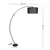 Aberto Design Podna lampa Misra , 185 cm, E27, Crna