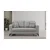 Kristal 3+2 - Light Grey Light Grey Sofa Set