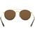 Sončna očala Ray-Ban ženski, rjava barva