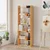 HANAH HOME Polica za knjige Palermo Natural Anthracite